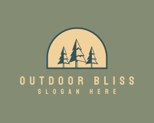 Pine Tree Forest logo design