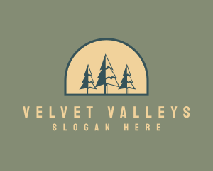 Pine Tree Forest logo design