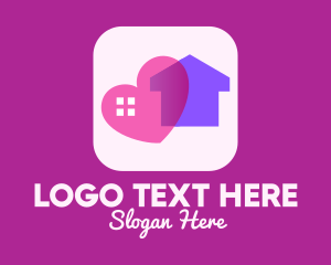 App - Heart House App logo design