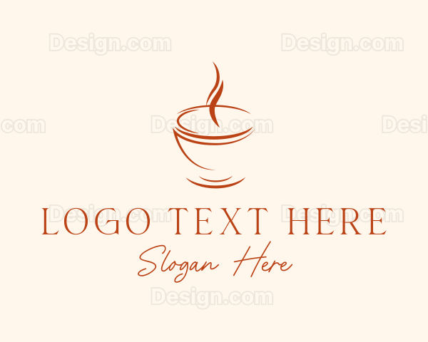 Aroma Coffee Cup Logo