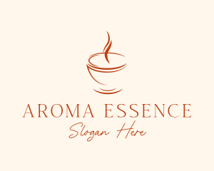 Aroma Coffee Cup logo design