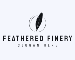 Feather Stationery Publisher logo design