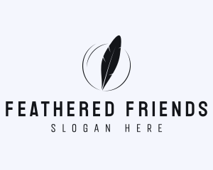 Feather Stationery Publisher logo design