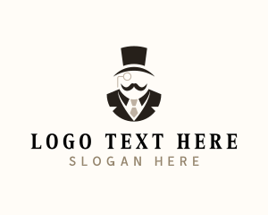 Gentleman Fashion Top Hat logo