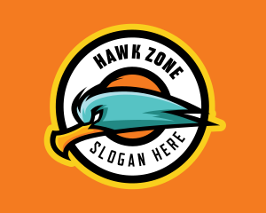 Hawk Bird Animal logo