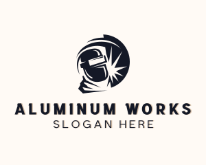 Welder Fabrication Metalworks logo design