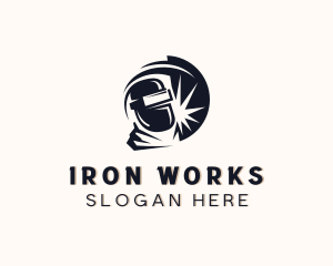 Welder Fabrication Metalworks logo design