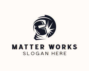 Welder Fabrication Metalworks logo design