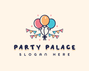 Balloon Decoration Party logo design