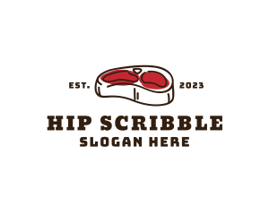 Scribble Meat Butcher logo design