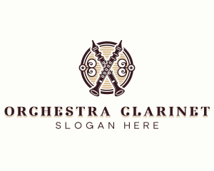 Clarinet Musical Instrument logo