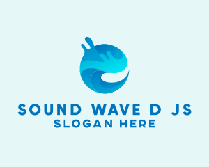 Wave Pool Beach Resort  logo design