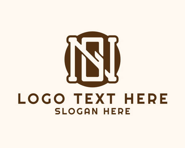 Letter Ng logo example 2