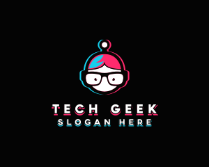 Gaming Streamer Geek logo design