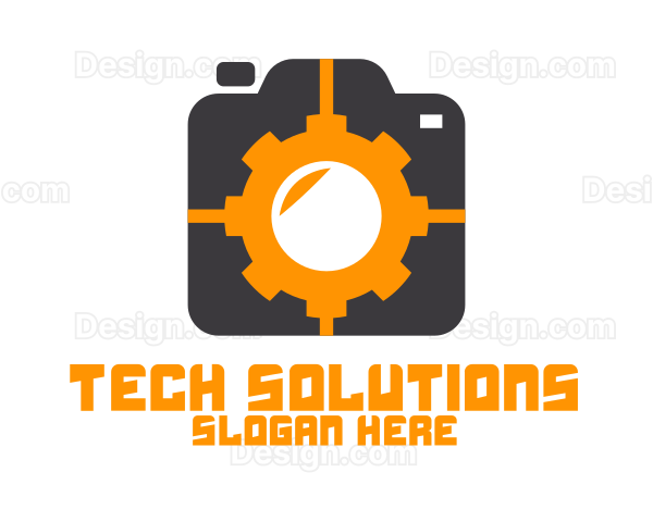 Mechanical Gear Photography Logo