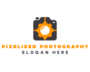 Mechanical Gear Photography logo design