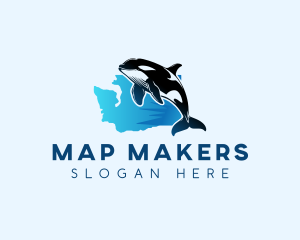 Washington Killer Whale logo design