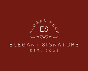 Stylish Elegant Boutique logo design