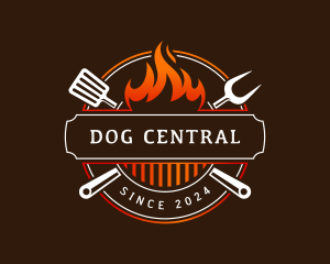 Cooking Grill Barbeque logo design