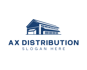 Warehouse Distribution Transport logo design