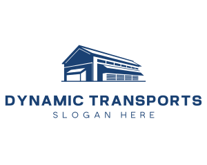 Warehouse Distribution Transport logo design