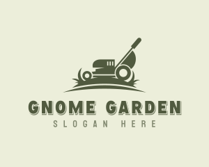 Lawn Mower Gardening logo design