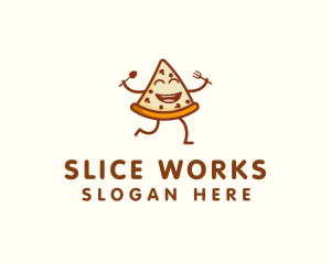 Pizza Snack Eatery logo design