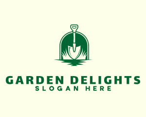 Shovel Yard Gardening logo design