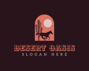 Desert Horse Hunter logo design