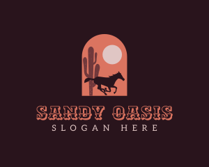 Desert Horse Hunter logo design