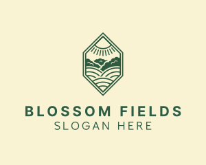 Sun Field Farming logo design