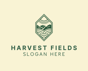 Sun Field Farming logo design