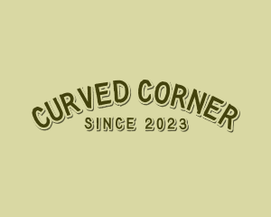 Grunge Curve Business logo design