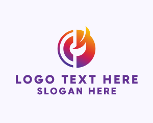 Social Media - Creative Media Letter O logo design