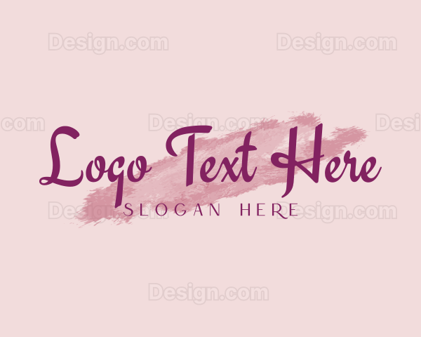 Fashion Cosmetic Paint Logo