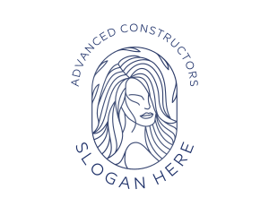 Beauty Woman Hair logo design