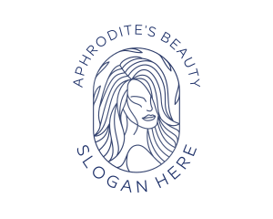 Beauty Woman Hair logo design