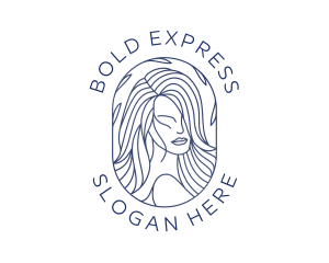 Beauty Woman Hair logo design