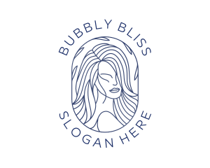 Beauty Woman Hair logo design