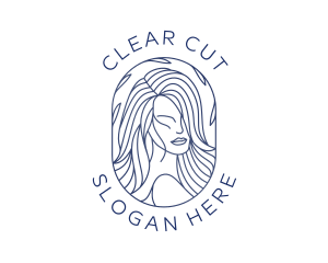 Beauty Woman Hair logo design