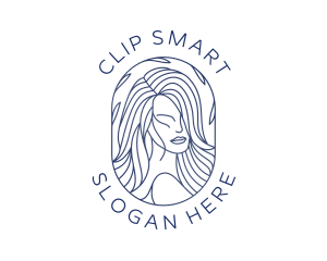 Beauty Woman Hair logo design