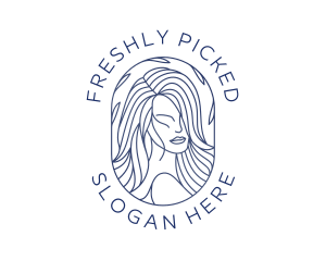 Beauty Woman Hair logo design