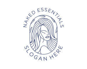 Beauty Woman Hair logo design