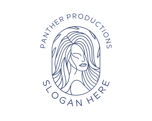 Beauty Woman Hair logo design