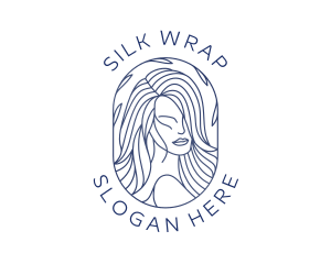 Beauty Woman Hair logo design