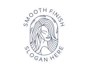 Beauty Woman Hair logo design