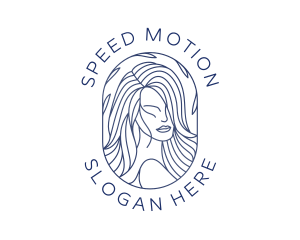 Beauty Woman Hair logo design