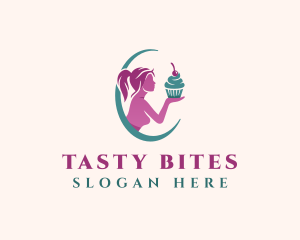 Lady Cupcake Bakery Logo