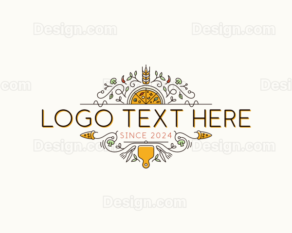 Gourmet Pizza Restaurant Logo