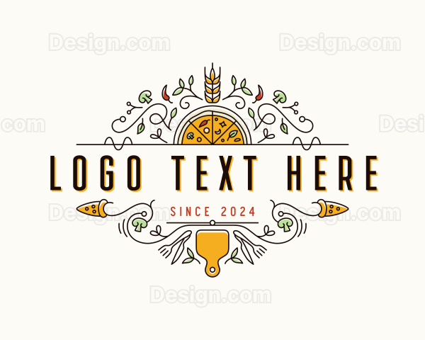 Gourmet Pizza Restaurant Logo